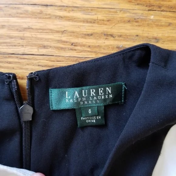 💥RALPH LAUREN BLACK AND WHITE DRESS💥✨PERFECT CONDITION✨ ⁉️ MAKE AN OFFER ⁉️ - Picture 4 of 4